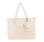 Oxford Endless Tote Bag 14L - Amplio Compartimento - 9 Bolsillos - Incluye Neceser Interior, Monedero y Tarjetero - Color Beige