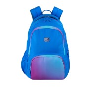 Oxford Gradient Mochila Escolar 25L - 3 Compartimentos y 11 Bolsillos - Espalda Ergonomica Transpirable - Asas Acolchadas y Ajustables - Bolsillo Lateral - Color Mystic Blue