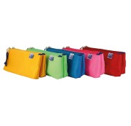Oxford Kangoo Kids Estuche Doble Poliester - Compacto y Resistente - Colores Surtidos