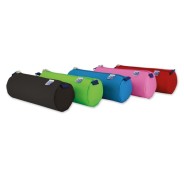 Oxford Kangoo Kids Estuche Redondo Grande - Poliester Resistente - Colores Surtidos