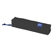 Oxford Kangoo Live and Go Estuche Cuadrado Compacto - Goma Elastica para Cuadernos - 22x4x4cm - Color Negro