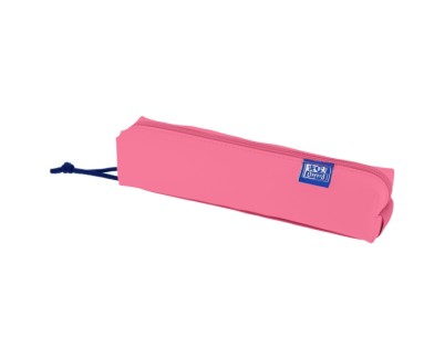 Oxford Kangoo Live and Go Estuche Cuadrado Compacto - Goma Elastica para Cuadernos - 22x4x4cm - Color Sandia