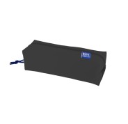 Oxford Kangoo Live and Go Estuche Cuadrado Grande - Goma Elastica para Cuadernos - Color Negro