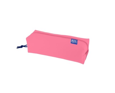 Oxford Kangoo Live and Go Estuche Cuadrado Grande - Goma Elastica para Cuadernos - Color Sandia