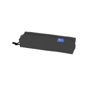 Oxford Kangoo Live and Go Estuche Rectangular Mediano - Goma Elastica para Cuadernos - Color Negro