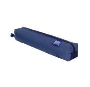 Oxford Kangoo & You Estuche Cuadrado Pequeño - Fabricados en Napa - Goma Elastica para unirlo al Cuaderno - Color Azul
