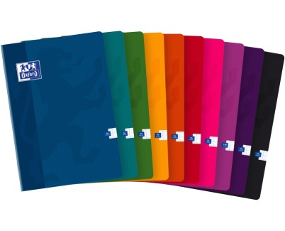 Oxford Libreta Grapada Tapa Blanda Classic A4 Seyes con Margen - Papel de Alta Calidad - Cuadriculado Seyes - Tama&ntilde;o A4 - Ideal para Estudiantes
