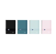 Oxford Live and Go Agenda Escolar con Espiral - Castellano - Tapa de Plastico - Formato Octavo - Semana Vista - Colores Surtidos