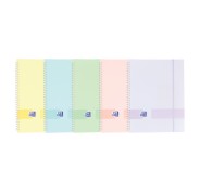 Oxford Live & Go A4 Carpeta de Fundas - Tapa de Plastico Opaco - Espiral 20 Fundas - Colores Surtidos