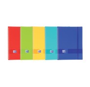 Oxford Live & Go A4 Carpeta de Fundas - Tapa de Plastico Opaco - Espiral 40 Fundas - Color Vivos