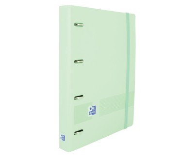 Oxford Live & Go A4+ Polyfoam Europeanbinder - Lomo de 45mm - Anillas de 4Dx35mm - Incluye Recambio 5x5 - Color Verde