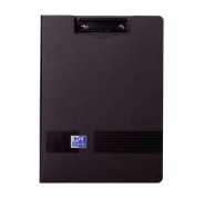 Oxford Live & Go Carpeta con Pinza Metalica - Fabricada en Polifoam - Bolsillo Interior - Color Negro