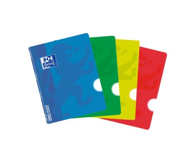 Oxford School Classic Openflex A5 - Tapa de Plastico - Libreta Grapada - Liso - 48 Hojas - Colores Surtidos