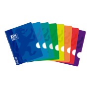 Oxford School Openflex A4 Libreta Grapada - Tapa de Plastico Resistente - 48 Hojas Lisas - Formato A4 - Colores Surtidos