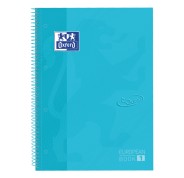 Oxford School Touch Europeanbook 1 Cuaderno A4+ 80 Hojas Cuadricula 5x5mm - Tapa Extradura - Color Azul