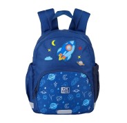 Oxford Space Mochila Infantil 8.5L - 2 Bolsillos Laterales con Goma Eslastica - Espalda Acolchada Ergonomica - Elementos Reflectantes - Asas Acolchadas y Ajustables - Material Repelente al Agua - Color Azul