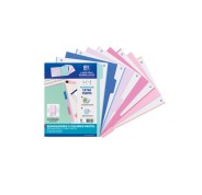 Oxford Strongline A4 Separadores 5 Posiciones - Plastico Opaco Resistente - 4 Taladros para Facil Colocacion - Grosor de 500 Micras - Tamaño Estandar A4 - Colores Surtidos