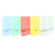 Oxford & You A4+ Carpeta de 4 Anillas D 40mm - Tamaño A4+ - Capacidad para 450 Hojas - Tapa Extradura - Lomo de 60mm - Colores Pastel Surtidos