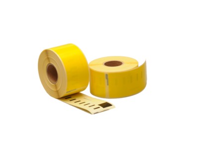 Compatible DYMO LABELWRITER 99012 AMARILLA ETIQUETAS DE DIRECCION GRANDES DE PAPEL TERMICO S0722400