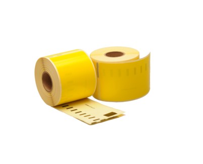 Compatible DYMO LABELWRITER 99014 AMARILLAS ETIQUETAS DE ENVIOS DE PAPEL TERMICO S0722430