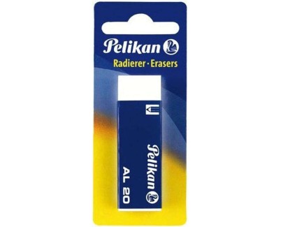 Pelikan Goma de Borrar AL20 para Lapiz - Apta para Todas las Superficies - sin Latex - Libre de Ftalatos