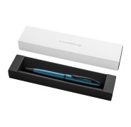 Pelikan Jazz Noble Boligrafo Retractil - Trazo de 1mm - Mecanismo de Giro - Recambio 337M Azul - Estuche de Regalo - Color Aguamarina