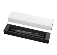 Pelikan Jazz Noble Boligrafo Retractil - Trazo de 1mm - Mecanismo de Giro - Recambio 337M Azul - Estuche de Regalo - Cuerpo Satinado - Color Gris Oscuro