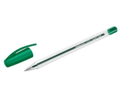 Pelikan Stick Super Soft Boligrafo Trazo 1mm - Tinta Super Fluida - Empuñadura Triangular - Color Verde