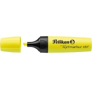 Pelikan Subrayador Textmarker 490 - Base de Agua - 3 Anchos de Trazo - Color Amarillo Fluorescente