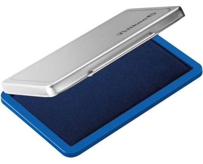 Pelikan Tampon Pelikan N.2 7x11cm - Ideal para Sellos de Tama&ntilde;o Mediano - Tinta de Alta Calidad - Facil de Recargar - Color Azul