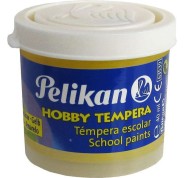 Pelikan Tempera Escolar Frasco 40ml - Facil de Lavar - Ideal para Actividades Escolares - Color Amarillo