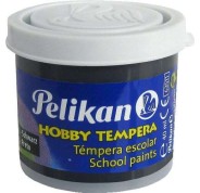 Pelikan Tempera Escolar Frasco 40ml - Facil de Lavar - Ideal para Proyectos Escolares - Color Negro
