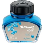 Pelikan Tinta 4001 No.78 - Frasco 30 ml - Asegura el Perfecto Funcionamiento de la Estilografica - Color Turquesa