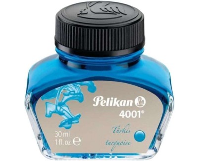 Pelikan Tinta 4001 No.78 - Frasco 30 ml - Asegura el Perfecto Funcionamiento de la Estilografica - Color Turquesa
