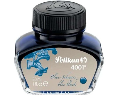 Pelikan Tinta 4001 No.78 - Frasco 30ml - Asegura el Perfecto Funcionamiento de la Estilografica - Color Azul/Negro