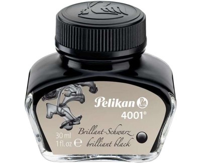 Pelikan Tinta 4001 No.78 - Frasco 30ml - Frasco de 30ml - Asegura el Perfecto Funcionamiento de la Estilografica - Color Negro