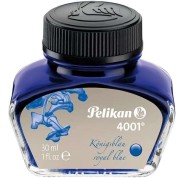 Pelikan Tinta 4001 No.78 - Frasco 30ml - Tinta de Alta Calidad - Frasco de 30ml - para Estilograficas - Color Azul Real