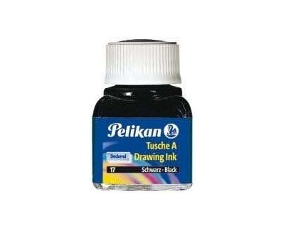 Pelikan Tinta China 523 10ml - Alta Calidad - Resistente al Agua - Ideal para Dibujo y Caligrafia - Color Siena Tostada