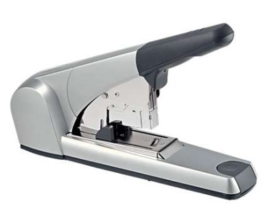 Petrus 1500 Grapadora de Gruesos - Hasta 120 Hojas - Grapado Plano - Para Grapas 23/15XL - Color Gris
