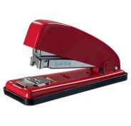 Petrus 226 Grapadora Metalica + Caja de 200 Grapas - Hasta 30 Hojas - Grapado Cerrado, Abierto y Clavado - Color Rojo