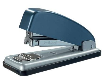 Petrus 226 Grapadora Metalica - Hasta 30 Hojas - Grapado Cerrado, Abierto y Clavado - Color Azul/Plata