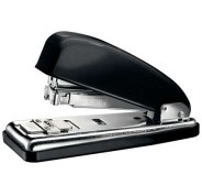 Petrus 226 WOW Grapadora Metalica + Caja de 200 Grapas - Hasta 30 Hojas - Grapado Cerrado, Abierto y Clavado - Color Negro Metalizado