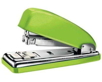 Petrus 226 WOW Grapadora Metalica + Caja de 200 Grapas - Hasta 30 Hojas - Grapado Cerrado, Abierto y Clavado - Color Verde Metalizado