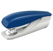 Petrus 235 Grapadora de Sobremesa - Geapa hasta 30 Hojas - Extraegrapas Integrado - Grapado Abierto y Cerrado - Color Azul