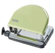 Petrus 52 Retro Taladro Perforador Metalico - Hasta 20 Hojas - Marcas de Formato - Facil Vaciado - Punzones 5.5mm - Color Mellow Yellow