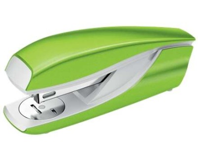 Petrus 635 WOW Grapadora Metalica + Caja de 200 Grapas - Hasta 30 Hojas - Extraegrapas Integrado - Grapado Cerrado, Abierto y Clavado - Color Verde Metalizado