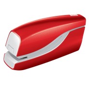 Petrus WOW E-310 Contactless Grapadora Electrica - Hasta 10 Hojas - Grapado Cerrado - Utiliza Grapas Petrus Nº10 - Color Rojo Metalizado