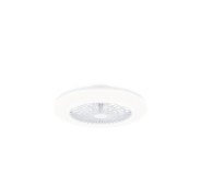 Philips Amigo Flat Fan Ceiling IR RD Ventilador de Techo con Luz LED Hasta 6500K - Aspas Integradas - 25W Ventilador + 60W Luz  - Mando a Distancia - Color Blanco