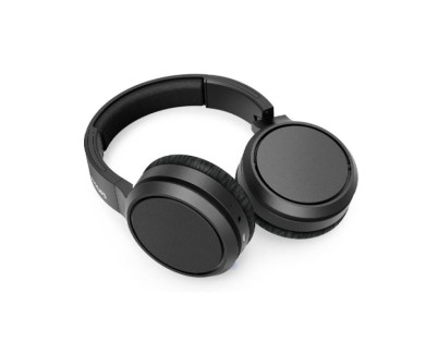 Philips Auriculares Supraaurales Inalambricos - Bluetooth 5.0 - Autonomia hasta 29h - Bateria 400mAh - Microfono Integrado - Alcance 10m - Plegable - Conector USB-C - Altavoz de 40mm - Color Negro