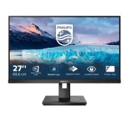 Philips S Line 272S1AE/00 Monitor 27\" LED IPS FullHD 75Hz - Respuesta 4ms - Altavoces 4W - Regulable en Altura, Giratorio e Inclinable - HDMI, DVI, DisplayPort, VGA - VESA 100x100mm - Color Negro
